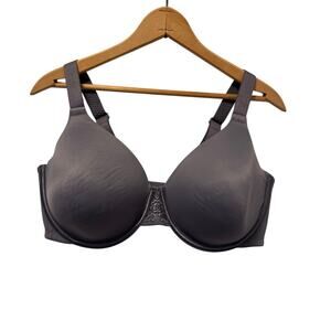 Vanity Fair Beauty Back Smoothing Bra Steele Underwire Molded Cup 38DD E